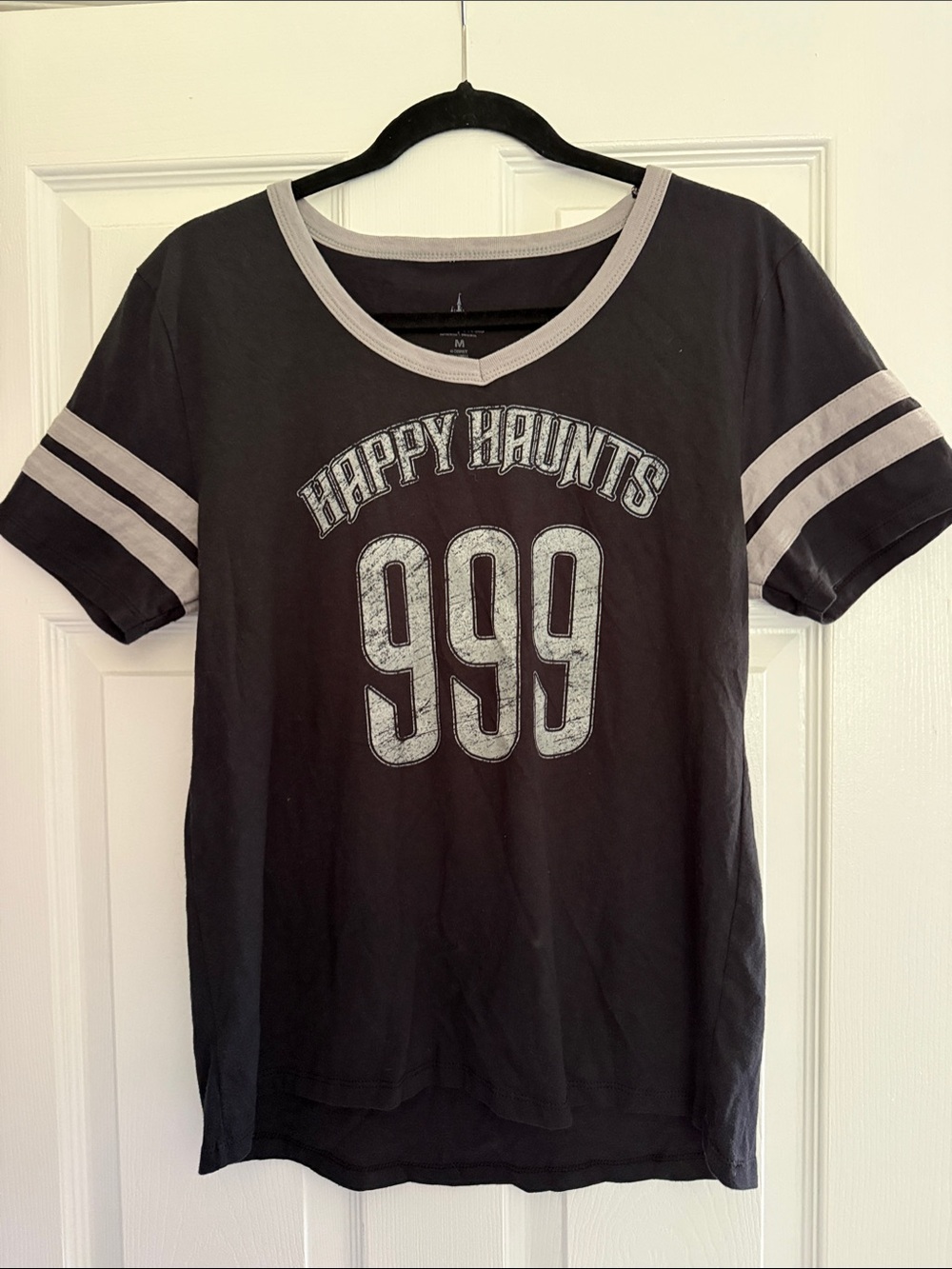 Disney Parks Black 'Happy Haunts 999' Graphic Tee